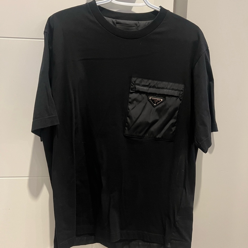 Prada Black Short Sleeve Tee